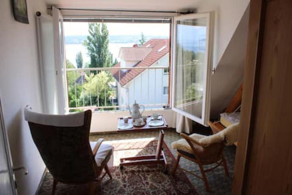 Erholung Mit Seesicht, Terrasse Und Garten Uberlingen Luaran gambar
